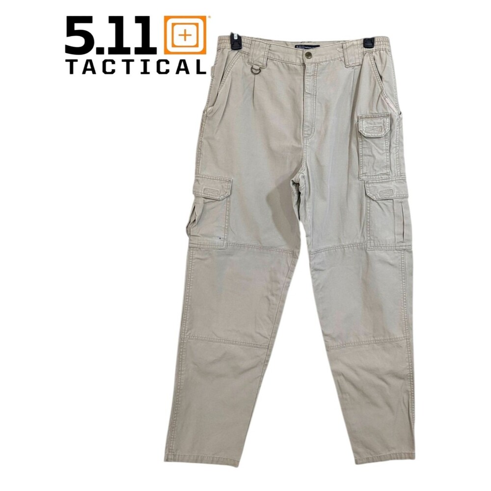 5.11 Tactical Series Cargo Pants 64357 - Size 14 Womens - Tan Beige Khaki